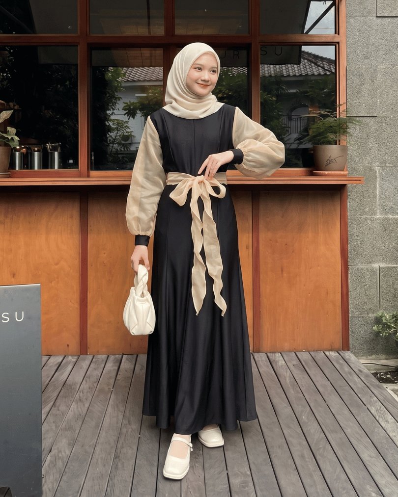 Dress Scuba Organza